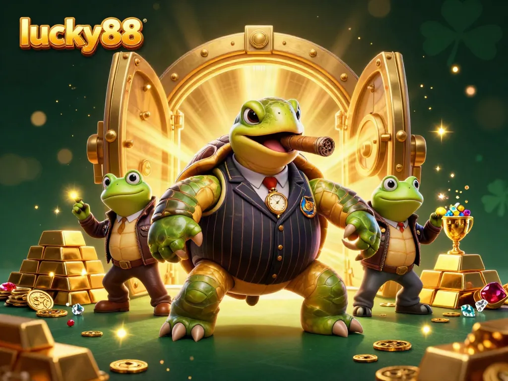 Play exciting games at lucky88 with vibrant cash elements and charming cartoon characters.