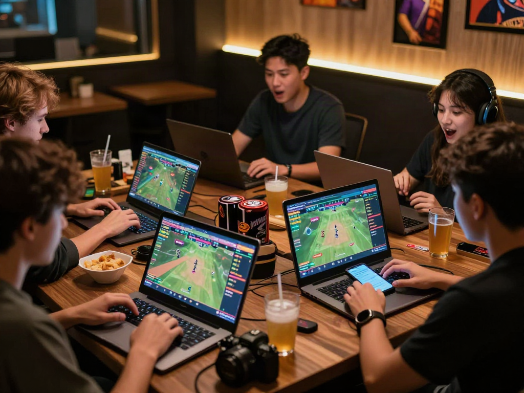 Engaging dynamic online gambling scene showcasing 먹튀검증 추천 먹튀스팟 community members actively participating in betting.